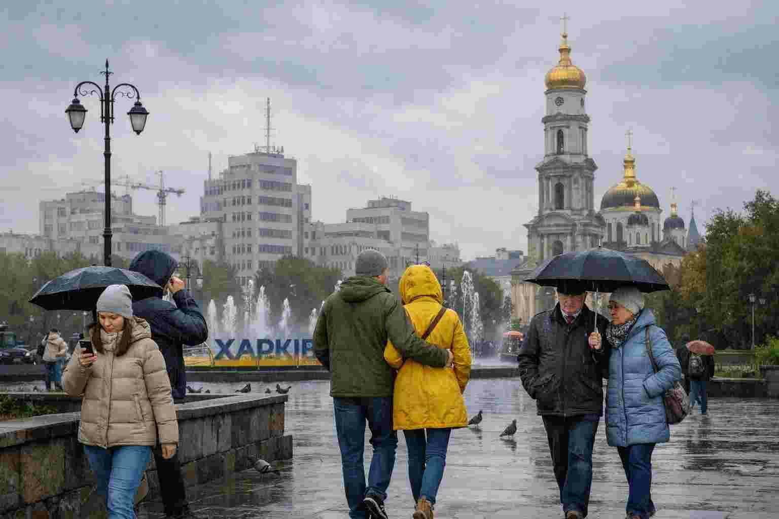 Прогноз погоди в Харкові на 27 вересня: дощі та прохолодні температури