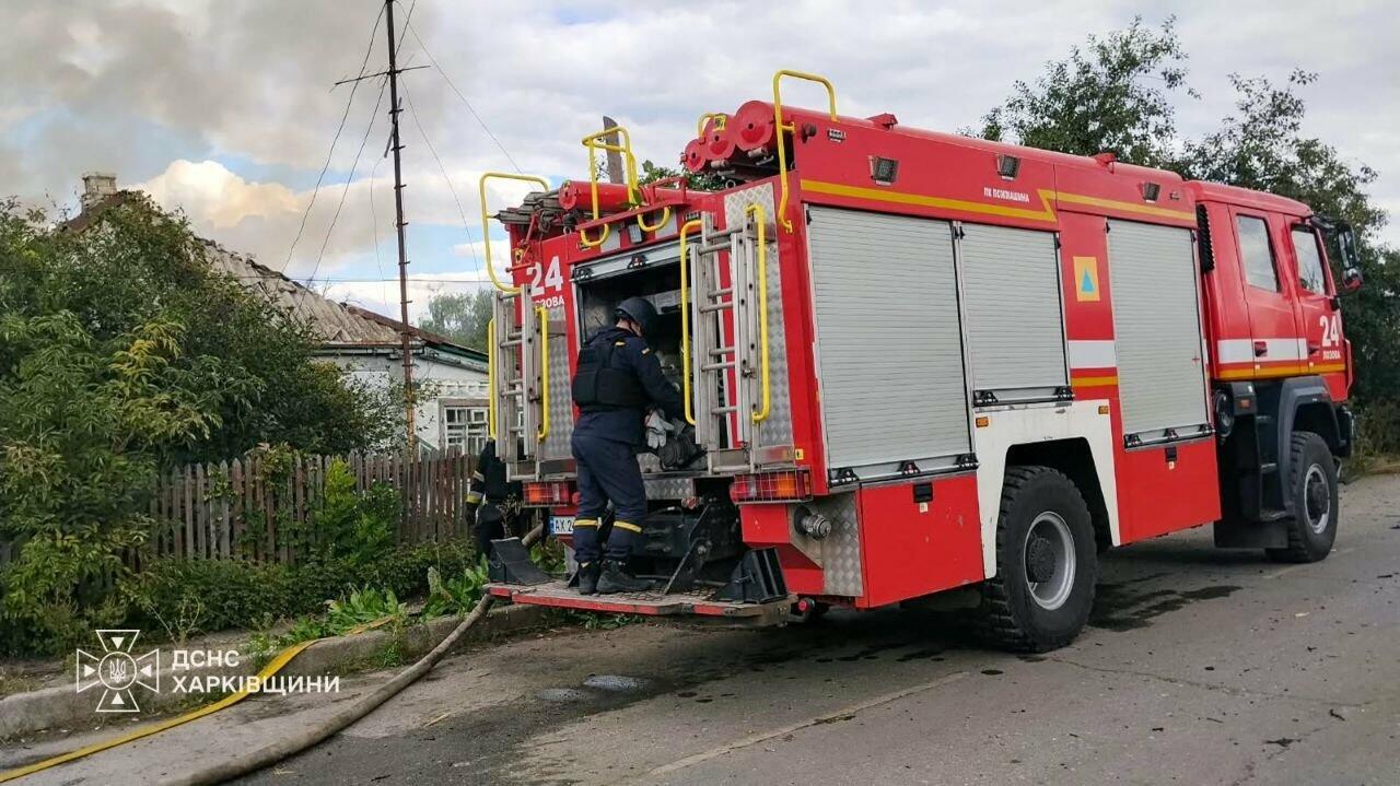 На Харківщині через побутові пожежі постраждали двоє людей