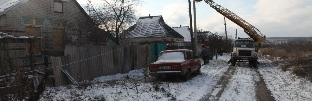 На Харківщині у селі Дубівка повністю відновили світло