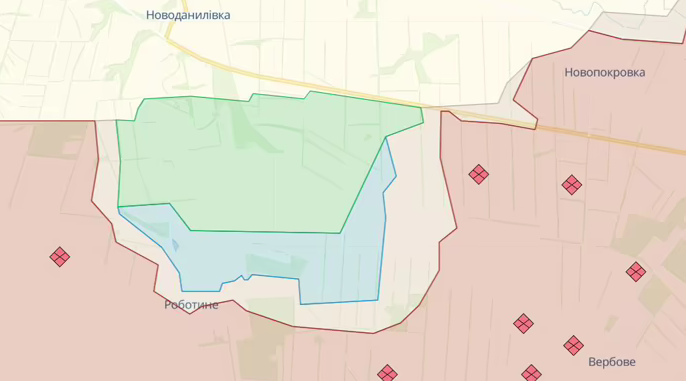 ЗСУ мають успіх в районі Роботиного