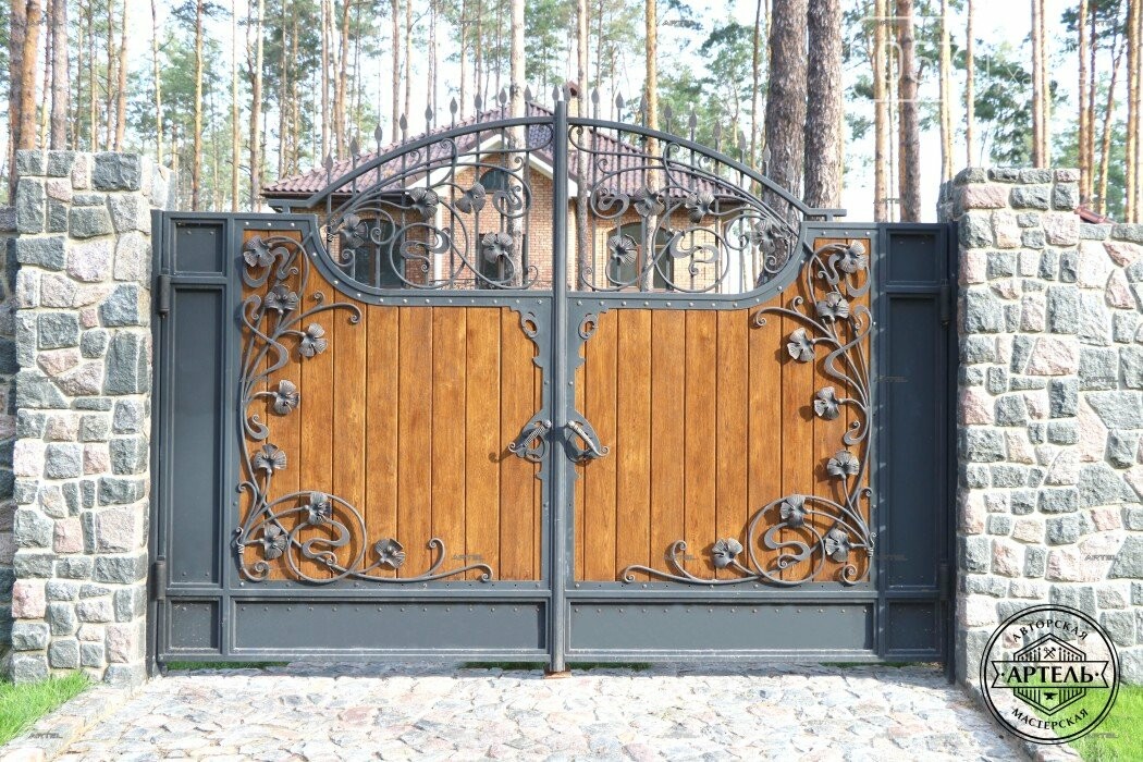 Кованые ворота в Киеве: какой тип ворот заказать?, фото-8 Кованые ворота в Киеве: какой тип ворот заказать?, фото-8