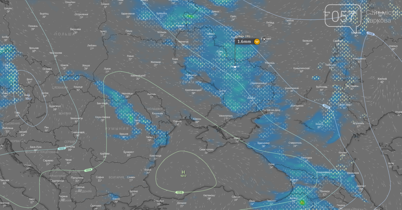 Погода в Харькове сегодня.