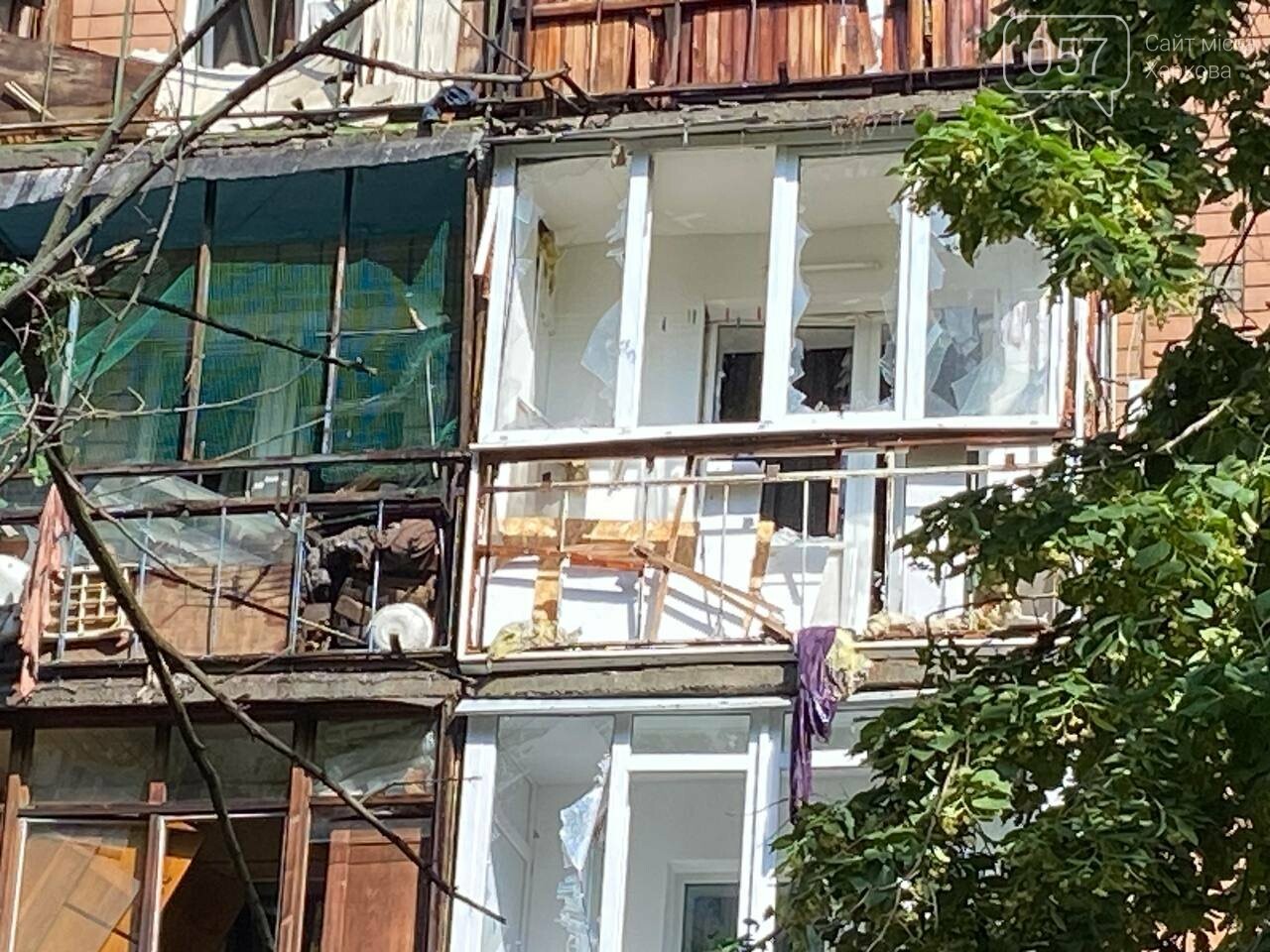 Последствия обстрелов Харькова 7 июня