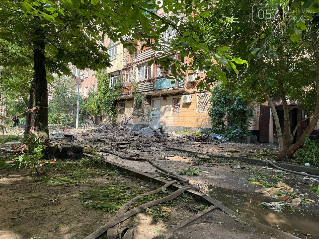 Последствия обстрелов Харькова 7 июня