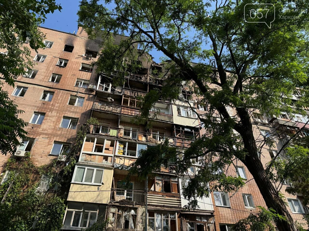 Последствия обстрелов Харькова 7 июня