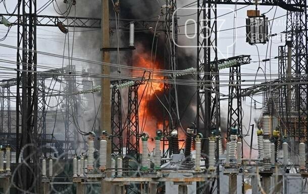 Змиевская ТЭС после атаки 2024 года