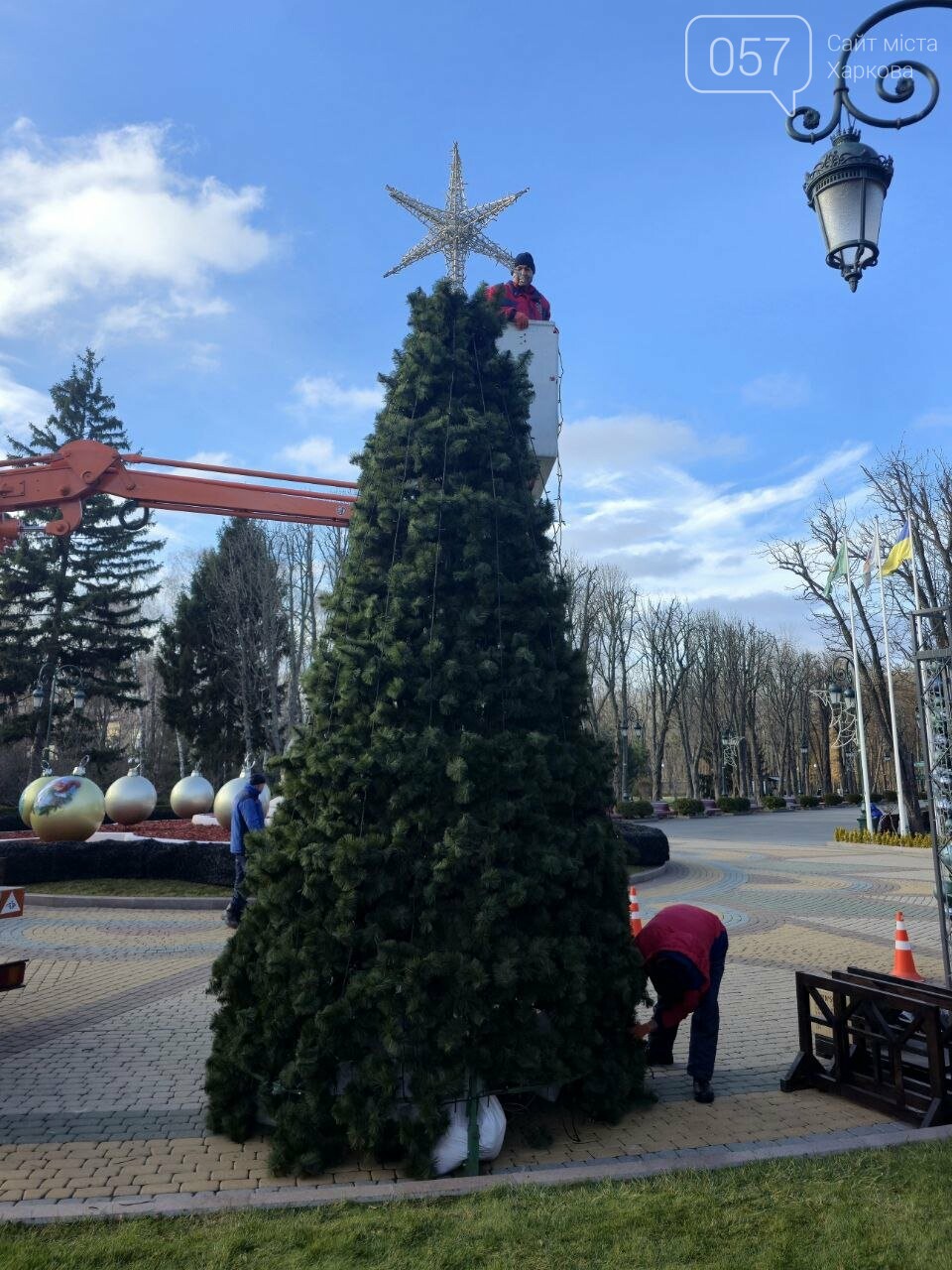 Украшения в Центральном парке