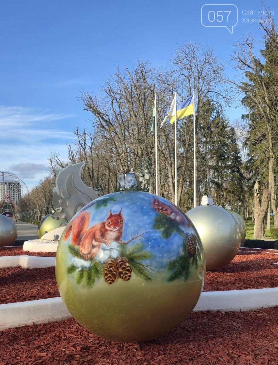 Украшения в Центральном парке