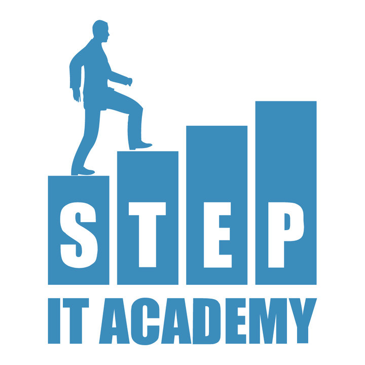 Логотип - It Step Academy, компьютерная академия Шаг