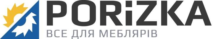 Логотип - PORiZKA, меблева фурнітура, порізка ДСП