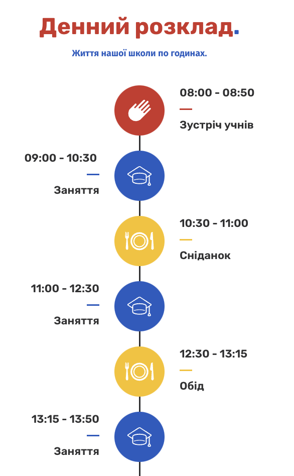 Денний розклад навчання, фото-1