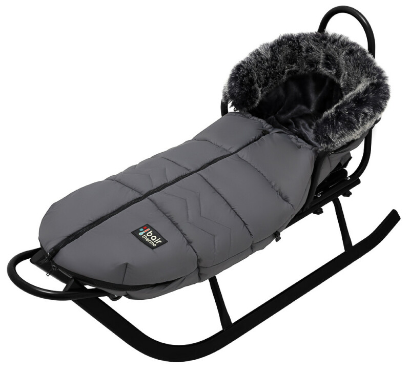 Зимовий конверт Bair Alaska Thermo NR-2 smoke graphite графіт - Изображение 9