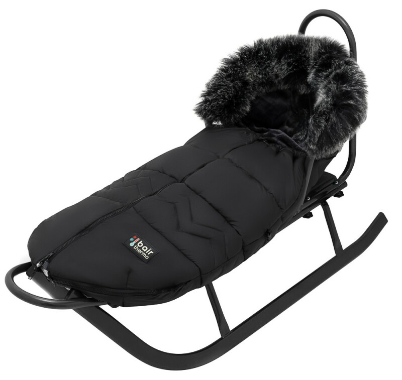Зимовий конверт Bair Alaska Thermo NR-2 black noire чорний - Зображення 9