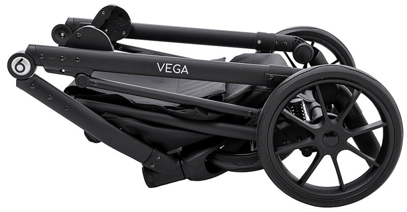 Коляска 2 в 1 Bair Vega ECO VE-12 чорний - Изображение 9
