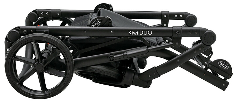 Коляска 2 в 1 для двійні Bair Kiwi DUO Soft BKD-218 сірий - Изображение 8
