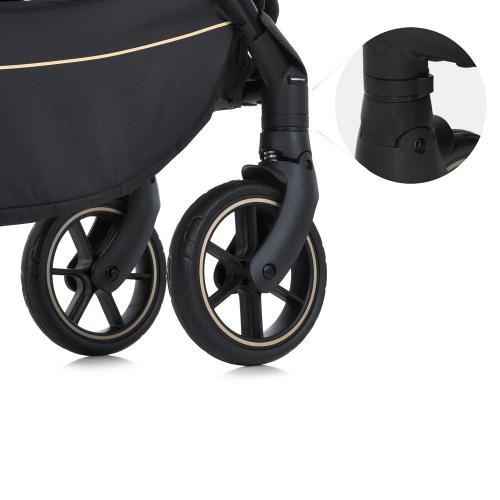 Коляска дитяча ME 1113-2 FIJI Black Matt - Изображение 9
