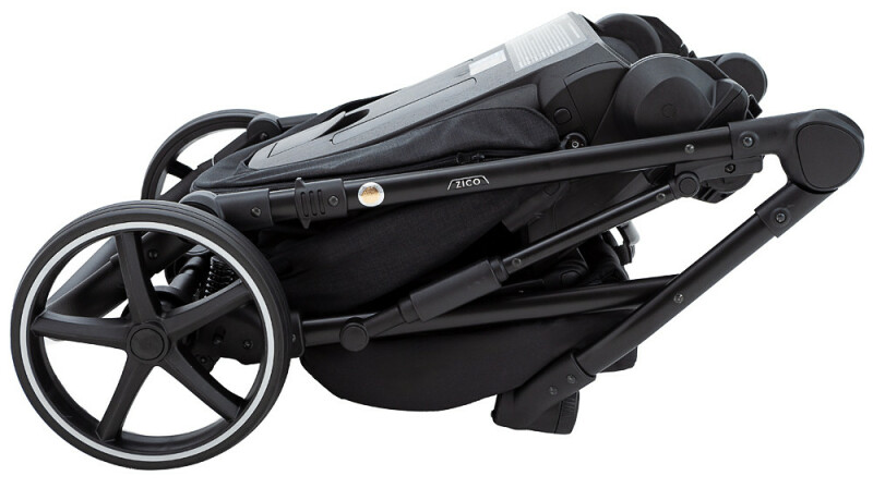 Коляска 2 в 1 Adamex Ziko Lux TK-53 чорний - Зображення 9