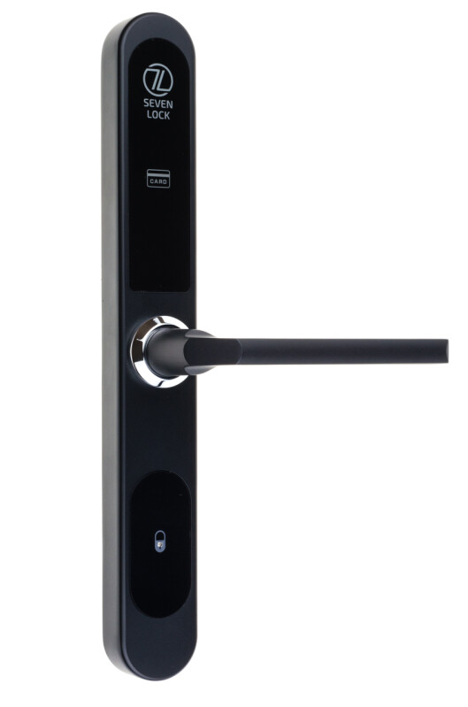 Електронний RFID замок для готелів та хостелів SEVEN LOCK SL-7737S black - Зображення 8