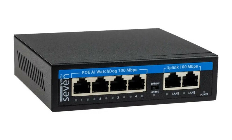 Комплект відеоспостереження на 4 купольні 5 Мп IP-камери SEVEN IP-7215W4-5MP - Зображення 8