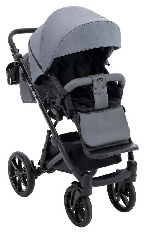 Коляска 2 в 1 Bair Kiwi Plus Soft BKP-218 сірий - Зображення 8