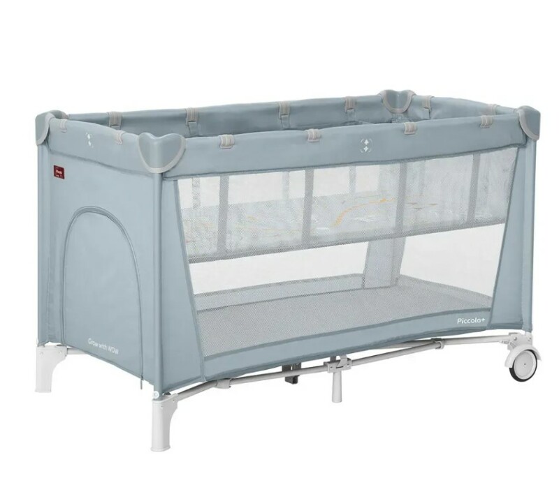 Манеж CARRELLO Piccolo+ CRL-18102 Ash Grey з подвійним дном - Изображение 8
