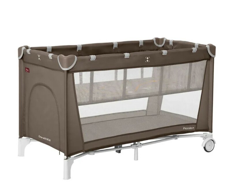 Манеж CARRELLO Piccolo+ CRL-18102 Chocolate Brown з подвійним дном - Изображение 8