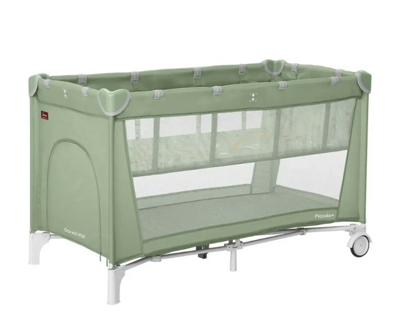 Манеж CARRELLO Piccolo+ CRL-18102 Mint Green з подвійним дном - Изображение 8