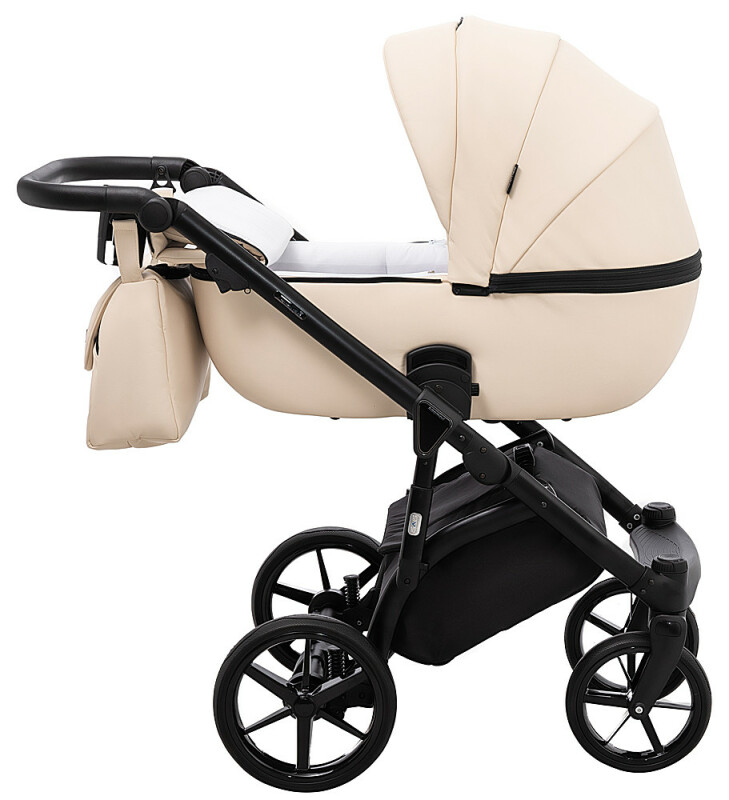 Коляска 2 в 1 графит Adamex Nola Eco SA-8 - Изображение 3