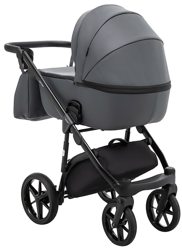 Коляска 2 в 1 графит Adamex Nola Eco SA-5 - Изображение 4