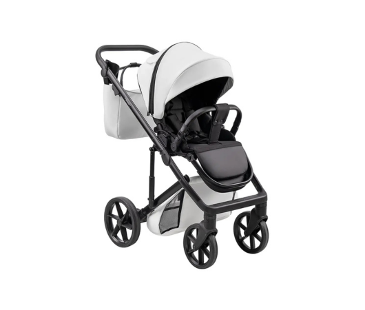 Коляска 2 в 1 Adamex Dolce Eco SA-1 білий - Зображення 7