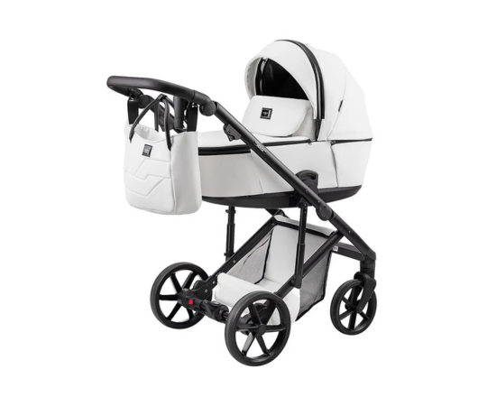 Коляска 2 в 1 Adamex Dolce Eco SA-1 білий - Зображення 1