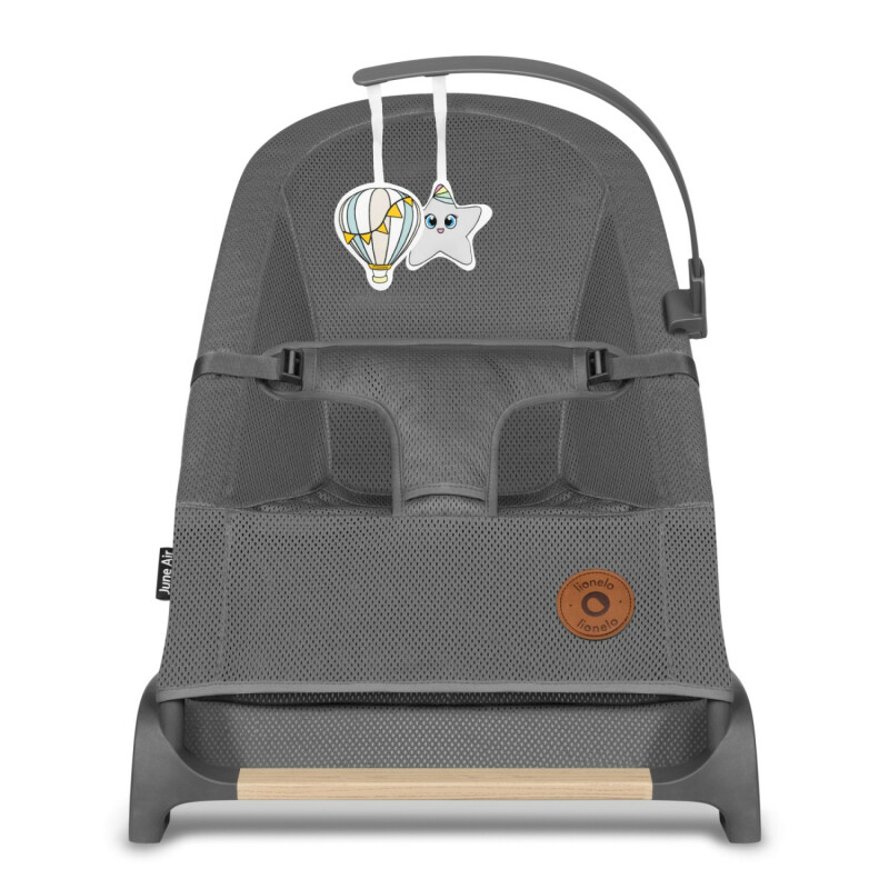Стілець-гойдалка Lionelo JUNE AIR GREY GRAPHITE - Изображение 1
