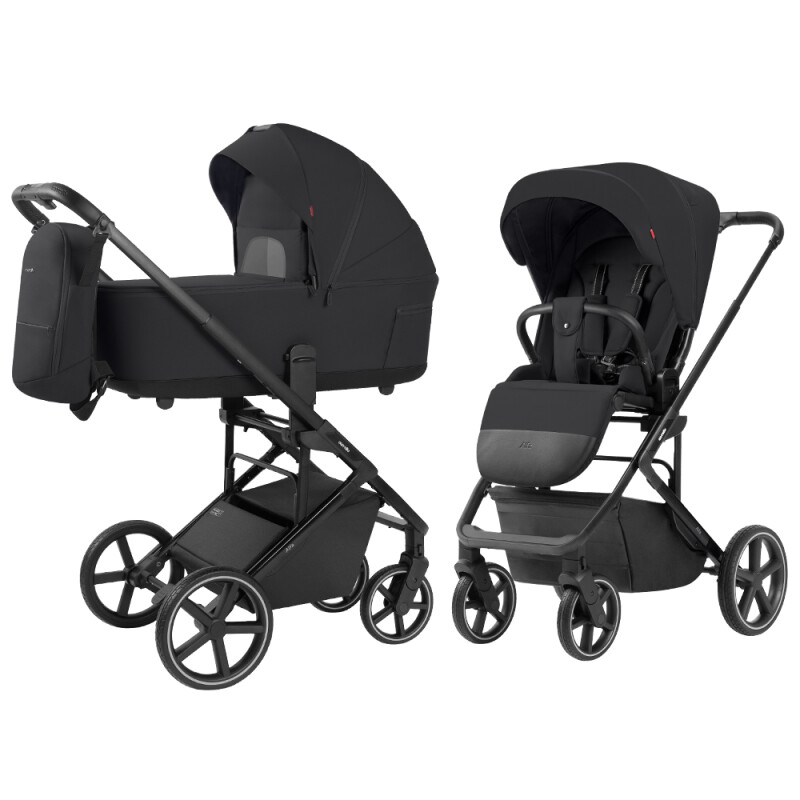 Коляска універсальна CARRELLO Alfa CRL-6522 (2in1) Rock Black