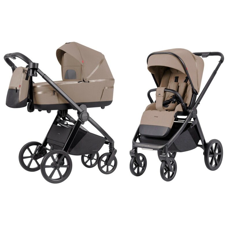 Коляска універсальна CARRELLO Omega CRL-6540/1 Asteroid Beige (2in1)