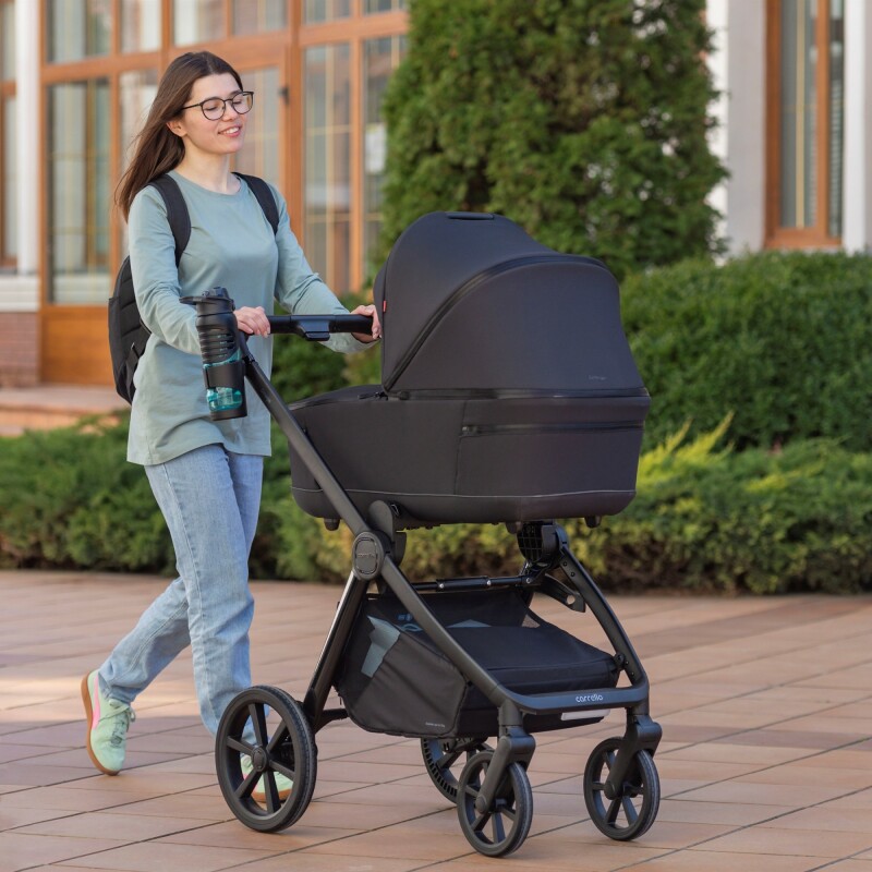Коляска універсальна CARRELLO Omega CRL-6540/1 Asteroid Beige (2in1) - Зображення 6