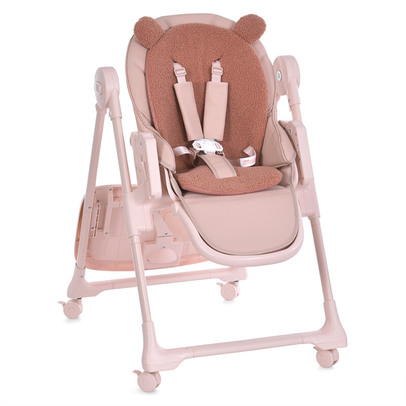 Стільчик для годування ME 1037 CRYSTAL Bear Pink - Изображение 3