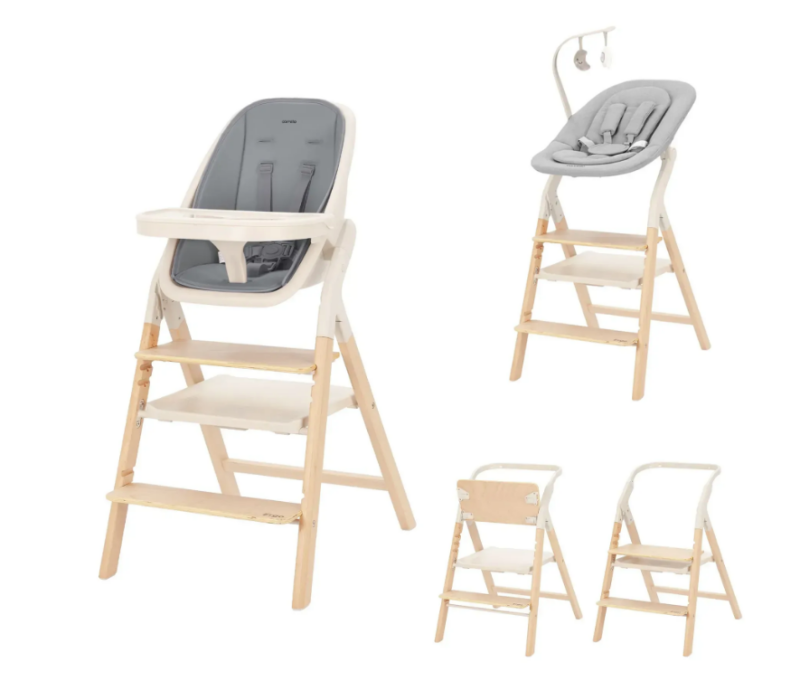 Стільчик для годування з шезлонгом Carrello Ergo CRL-16701 Carbon Grey - Зображення 1
