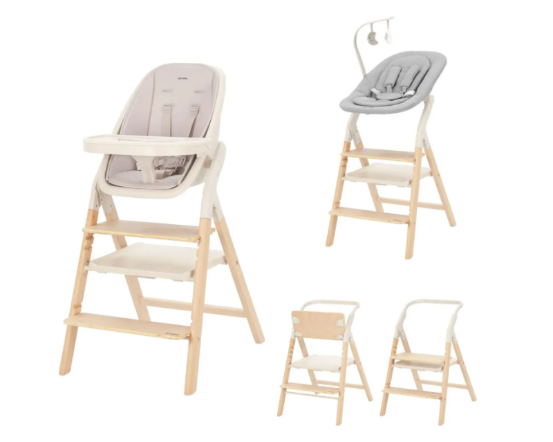 Стільчик для годування з шезлонгом Carrello Ergo CRL-16701 Sugar Beige - Зображення 1
