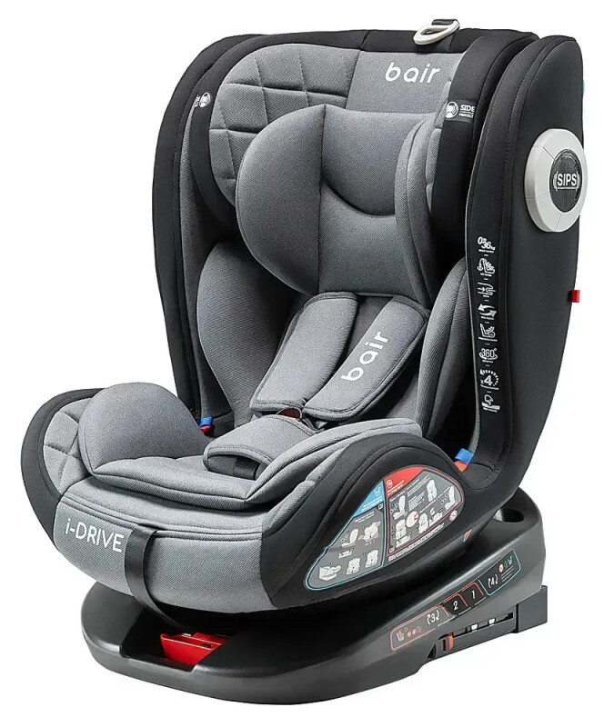 Автокрісло Bair i-Drive 360 Iso-fix TB-02 graphite midnight