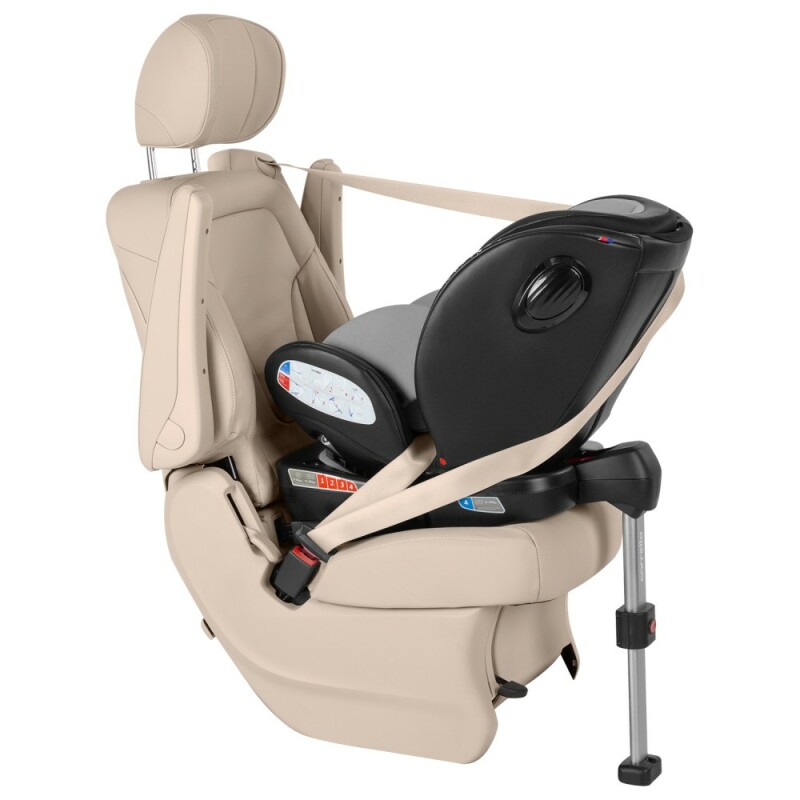 Автокрісло CARRELLO Asteroid+ CRL-15801 Marble Grey 0+1/2/3 ISOFIX з поворотом та опорною стійкою /1