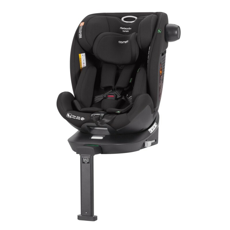 Автокрісло CARRELLO Meteorit+ CRL-17515 Carbon Grey i-Size 40-150см ISOFIX, поворот, опор.стійка
