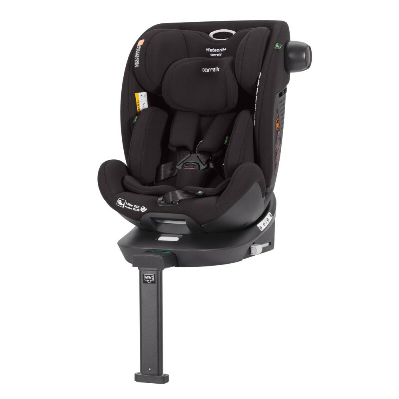 Автокрісло CARRELLO Meteorit+ CRL-17515 Space Black i-Size 40-150см ISOFIX, поворот, опор.стійка