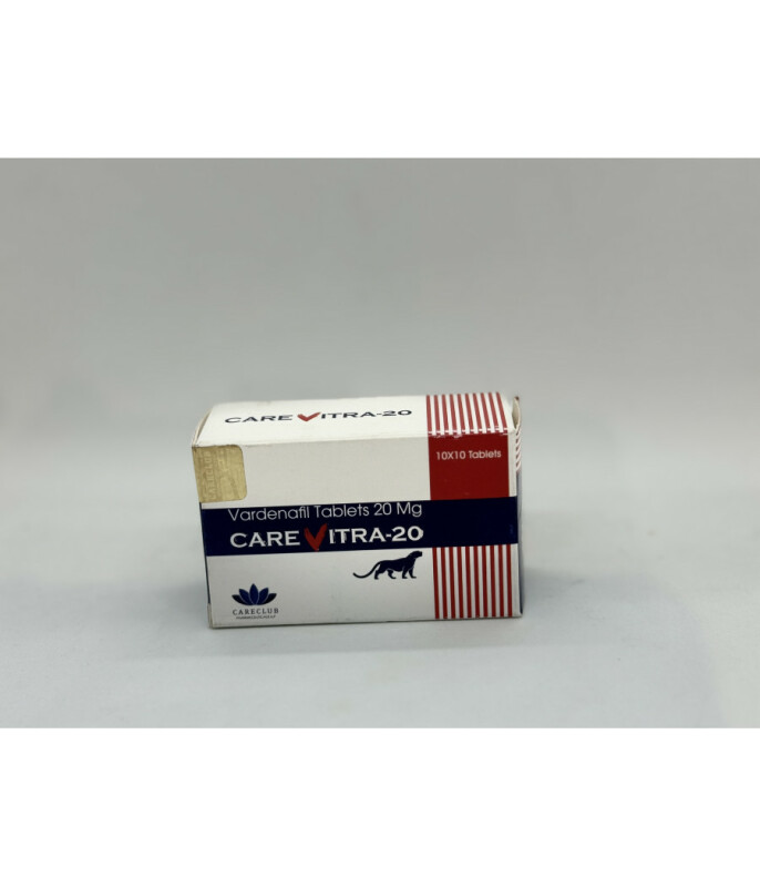 Варденафил CAREVITRA 20 mg (10 tab) - Зображення 1