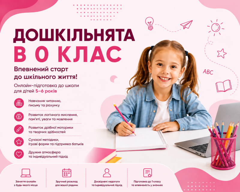 Дошкільнята в 0 клас