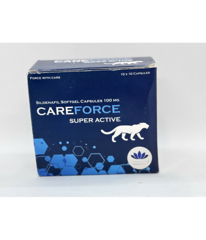 Силденафил CAREFORCE Super Active 100 mg (10 капсул) - Зображення 2