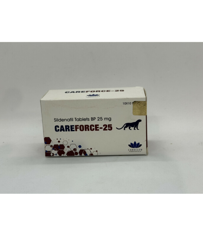 Силденафил CAREFORCE 25 mg (10 tab) - Зображення 1