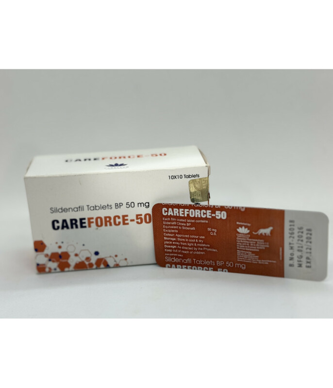 Силденафил CAREFORCE 50 mg (10 tab) - Изображение 1