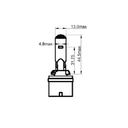 SCT 203010 Лампочка H27 W/1 White 12V 27W PG 13(10) - Изображение 1