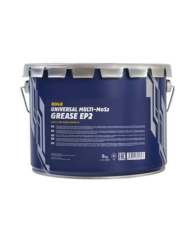 Смазка универсальная Mannol 8048 Universal Multi-MoS2 GREASE EP-2 9кг - Изображение 1