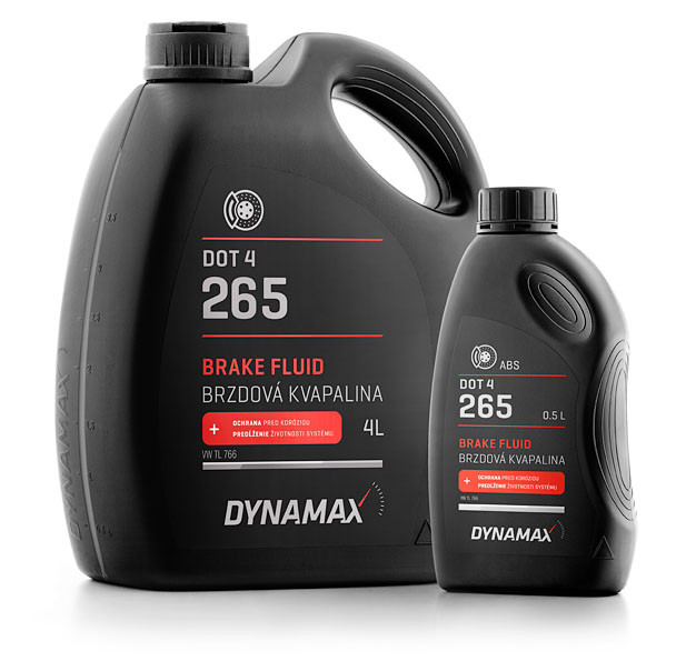 Тормозная жидкость DYNAMAX 265 DOT4 1л - Изображение 1
